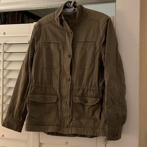LL Bean women’s Olive Green Utility Jacket